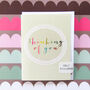Mini Colourful Thinking Of You Card, thumbnail 4 of 5
