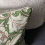 Bachelors Button Green William Morris 18' Cushion Cover, thumbnail 4 of 4