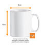 Personalised Name Painted Whale Office Gift Mug, thumbnail 2 of 4