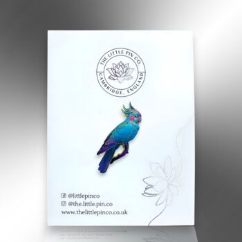 Choose Your Colour – Small Parrot Bird Enamel Pin, 5 of 11