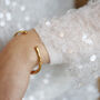 Molten Twist Gold Cuff Bangle, thumbnail 1 of 6