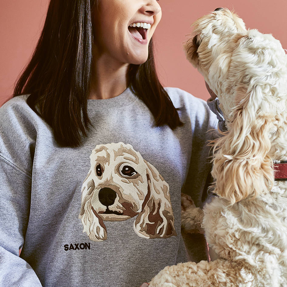 Personalised Pet Embroidered Sweatshirt, 1 of 6