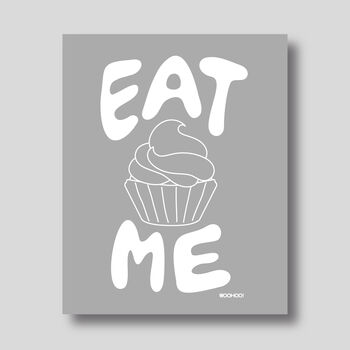 Eat Me Cupcake Print Three Colour Options, 6 of 12