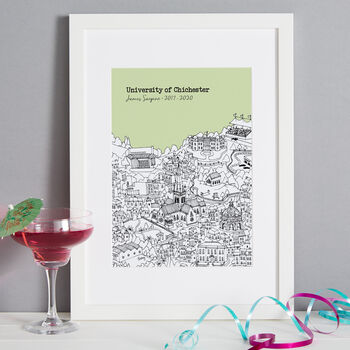 Personalised Chichester Graduation Gift Print, 4 of 10