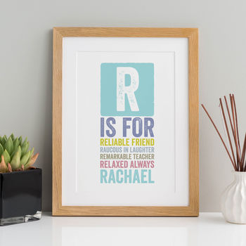 Personalised Bold Name Print, 5 of 8