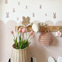 Liberty Fabric Bunny Rabbit Wall Stickers, thumbnail 1 of 5