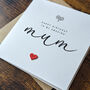 Personalised Handmade Birthday Card For Special Mum, thumbnail 5 of 5