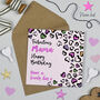 Leopard Love Mummy Birthday, thumbnail 3 of 4