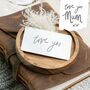 Stainless Steel Personalised Handwriting Wallet Card, thumbnail 3 of 5