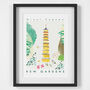 Great Pagoda, Kew Gardens Landmark Travel Print, thumbnail 2 of 3