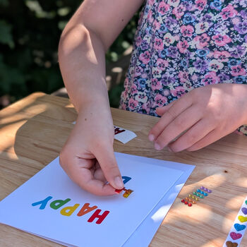 Personalised Children's Birthday Card Kit, 2 of 6