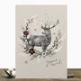 Pack Of Luxury Christmas Deer And Globe Cards, thumbnail 3 of 3