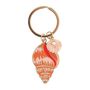 High Tide Shell Keyring, thumbnail 2 of 2