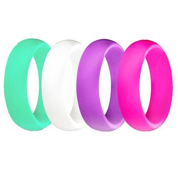 Handcrafted Ladies Silicone Colourful Ring, 5 of 10