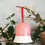 Porcelain Bell Christmas Tree Decoration, thumbnail 1 of 4