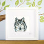 Inky Wolf Illustration Print, thumbnail 10 of 10