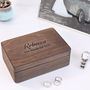 Carved Personalised Wooden Anniversary Box, thumbnail 3 of 6