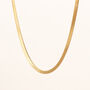 Herringbone Chain Necklace, thumbnail 1 of 10