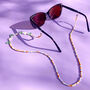 Mother Of Pearl Daisy Beaded Sunglasses Chain, thumbnail 7 of 12