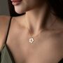 Tropical Hibiscus Flower Necklace, thumbnail 7 of 11