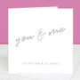 You And Me Valentine's Day Card, thumbnail 1 of 3