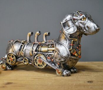 steampunk sausage dog ornament