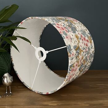 Ennerdale Summer Floral Drum Lampshades, 7 of 9