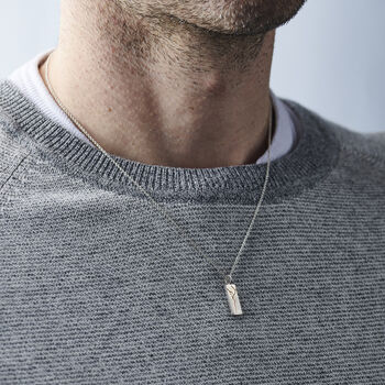Personalised Men's Kintsugi Tag Necklace, 2 of 12