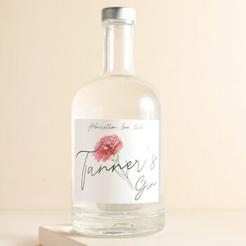 Personalised Birth Flower Gin, 3 of 6