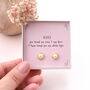 Sterling Silver Pearl Earrings For Nana, thumbnail 1 of 7