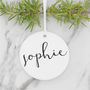 Personalised Ceramic Christmas Decoration, thumbnail 5 of 7