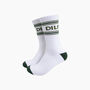 Dilf Organic Cotton Sports Socks In White, thumbnail 1 of 4
