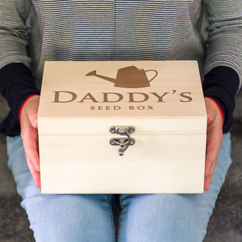 Personalised Wooden Seed Box, 4 of 4