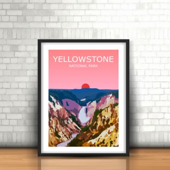 Yellowstone National Park Art Print, 2 of 4