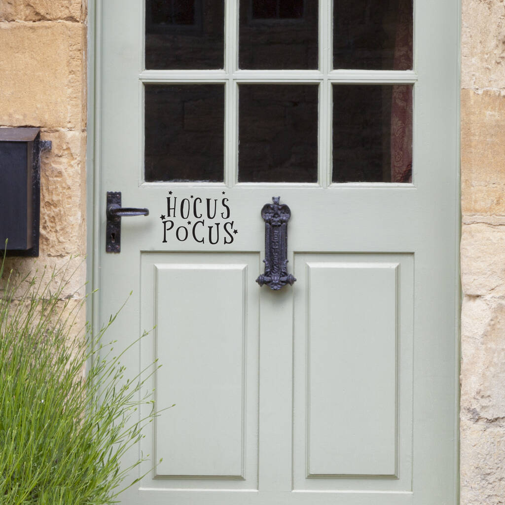 Hocus Pocus Halloween Door Sticker