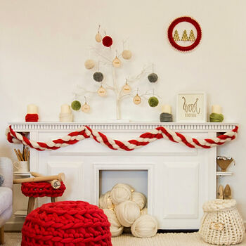 Jolly Festive Braided Garland Kit, 6 of 8