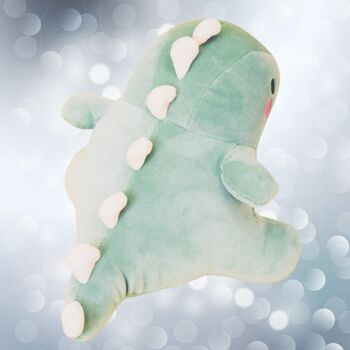Christmas Dinosaur Plush Soft Cuddly Large Toy Stocking Filler, 4 of 5