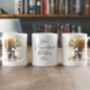 Personalised Schnauzer Autumn Dog Walk Keepsake Gift Mug, thumbnail 2 of 2