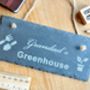 Personalised Greenhouse Slate Sign, thumbnail 3 of 5