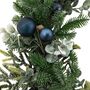 Midnight Blue Bauble Wreath, thumbnail 3 of 5