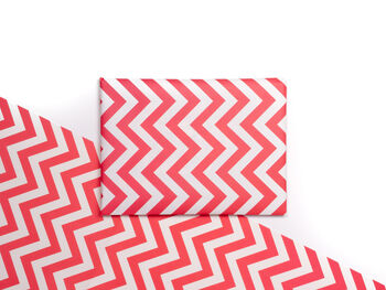Scandi Disco Red Gift Wrap And Tags, 3 of 4
