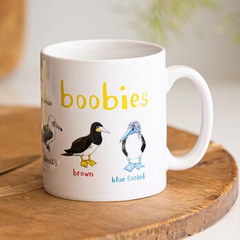 Set Of Four Bird Mugs: Tits, Boobies, Cocks And Peckers, 5 of 10