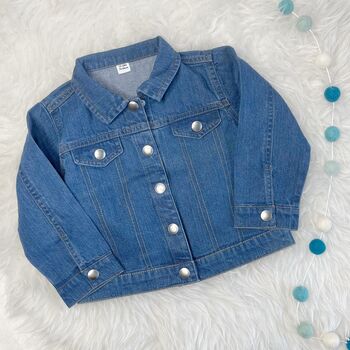 Armadillo Rock And Roll Baby/Kids Denim Jacket, 2 of 2