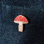 Fly Agaric Toadstool Brooch, thumbnail 2 of 3