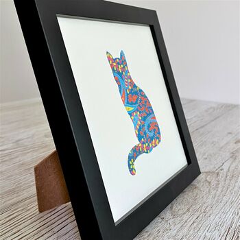 Framed Cat Picture, 8 of 8