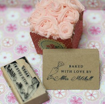 Bakers Personalised Rubber Stamp, 3 of 4