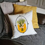 Personalised August Birthday Birth Flower Cushion Gift, thumbnail 2 of 12