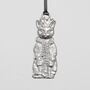 Cat Pewter Christmas Decoration, thumbnail 1 of 5