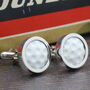 Vintage Golf Ball Cufflinks In Sterling Silver, thumbnail 7 of 7