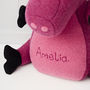 Pig Wool Soft Toy Large And Personalised, thumbnail 3 of 8